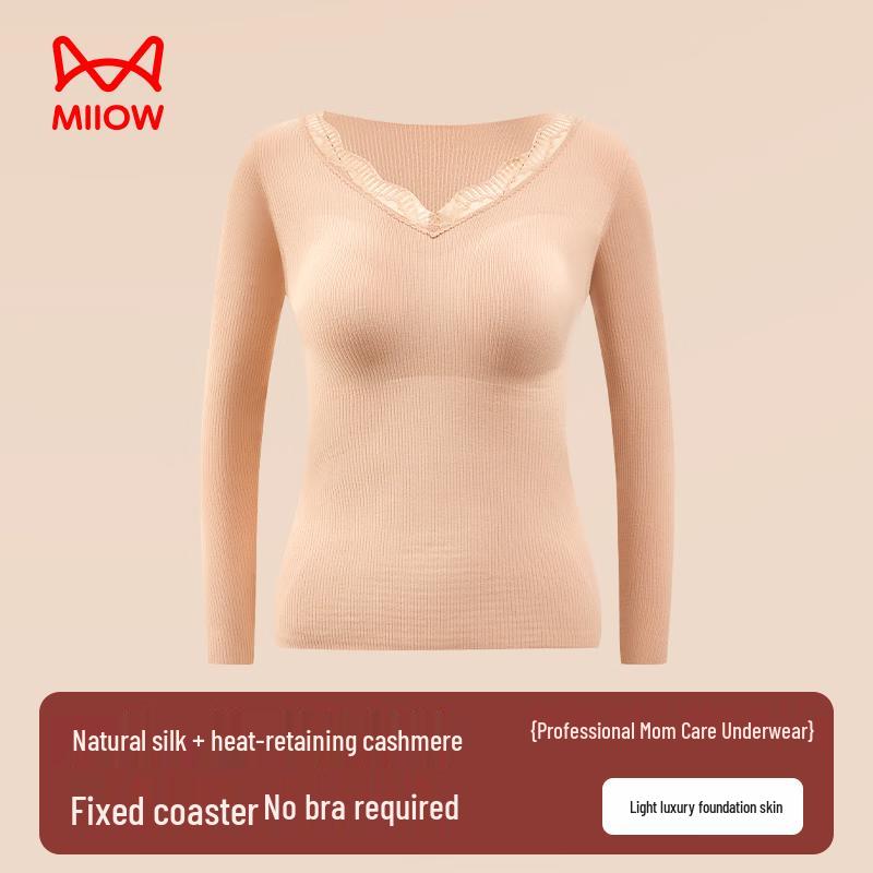 

Женский термотоп с длинным рукавом Maoren с чашечками XL A-C Cup