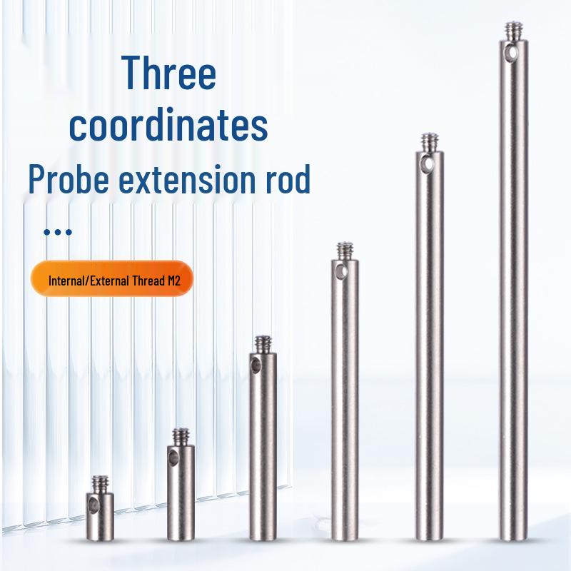 Hui Feng 3D Stainless Steel M2 Precision Extension Rod for Coordinate Measurement Stainless Steel Extension Rod M2*L50