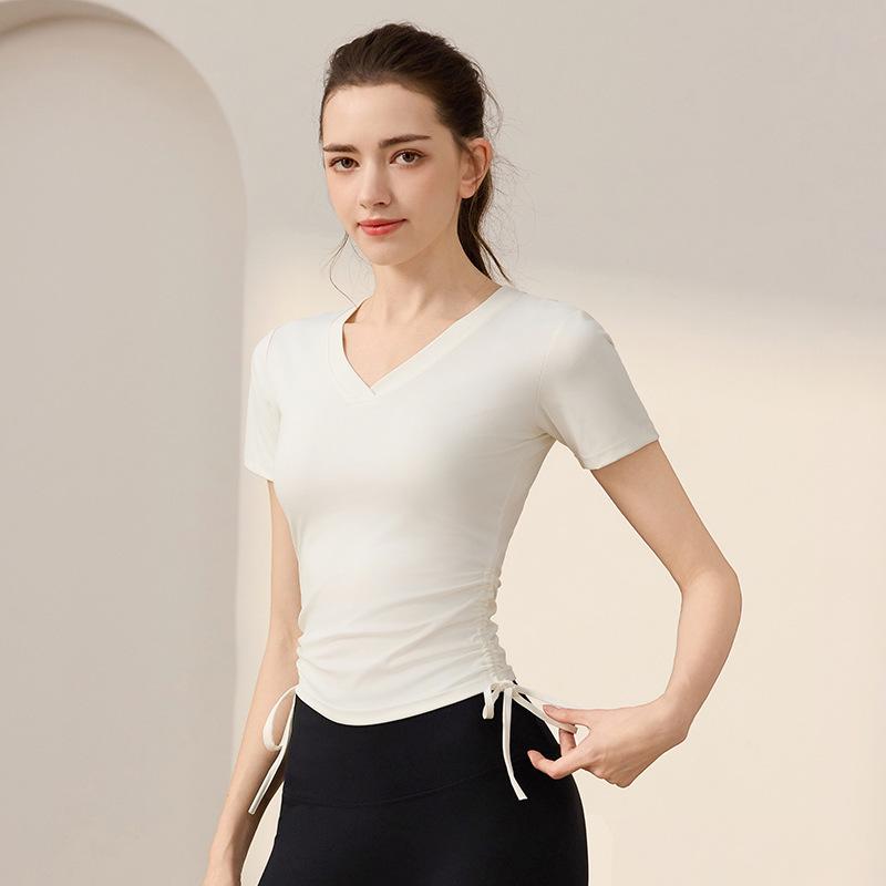 Damen 2025 Yoga & Pilates Kurzarm-Set - Sommer Fitness Überwurf T-Shirt