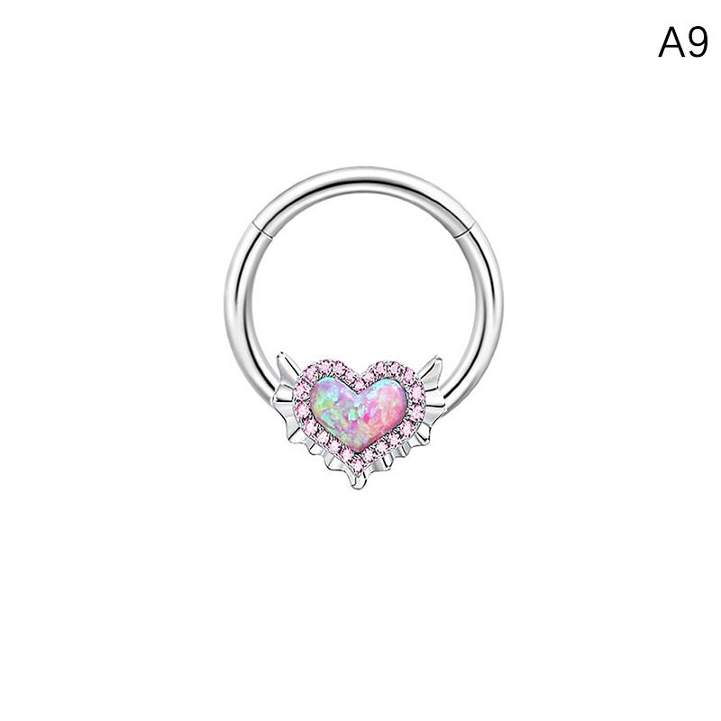 

1 шт. Солодке кільце для пупка у формі серця Кільця для сосків Нігті для губ Шпильки для вушних кісток