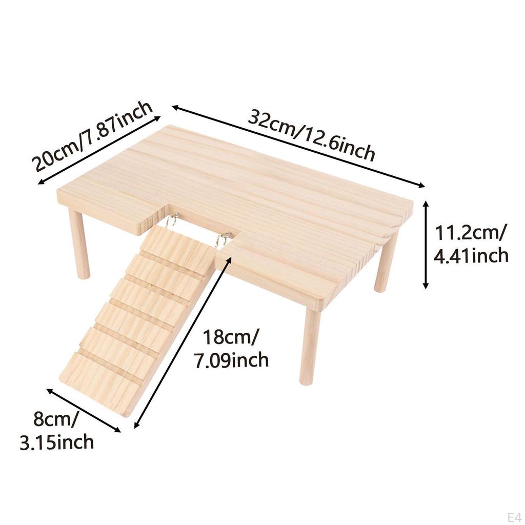 Climbing Ladder for Hamster Platforms Small Animal Staircase Habitat Accessory