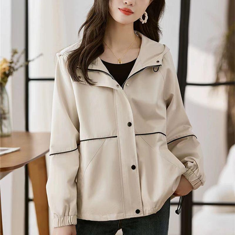Women's Petite Loose-Fit Trench Coat: Casual, Versatile Windbreaker for Spring & Autumn, 2025 Style