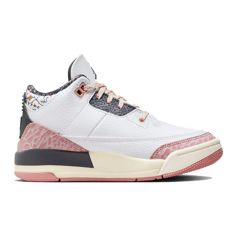 Air Jordan 3 Retro PS Kids Basketball Shoes FQ9174-100