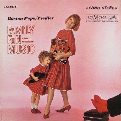 LP Record BOSTON POPS ORCHESTRA / ARTHUR FIED - Family Fun With Familiar Music LSC2549 RCA Victor Red  1961 US Classical Used