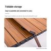 Mountain Outdoor Lightweight Aluminum Camping Table with Grid Design - Easy To Store.