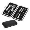6-Piece Metal Construction Manicure Set Portable Case Nail Care Kit Nail Clippers Set For Travel