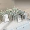 Plastic Expandable Storage Box Large Capacity with Dividers Adjustable Drawer Organizer Transparent Makeup Storage Container