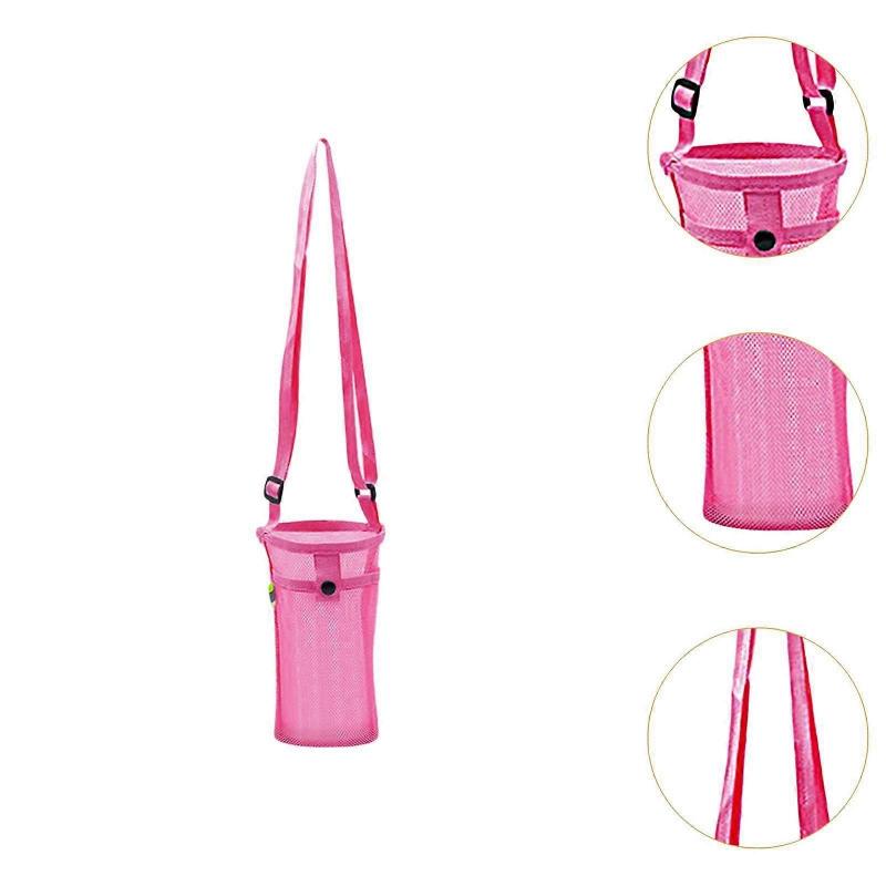 Water Bottle Carrier Trendy Water Bottle Sleeve for Trekking Camping Outdoor Black