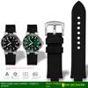 Konvexer Mund-Armband Für ORIS Tauch AQUIS Retro Rindsleder 733 7730 7740 Herren-Uhrenarmband 24 * 12mm 24 * 11mm Gürtel