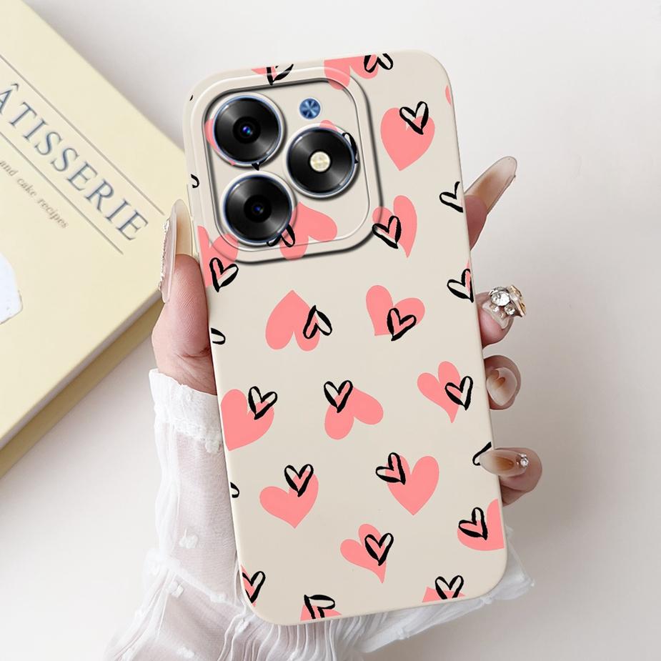 For Tecno Spark 20C Case Spark20 Pro KJ6 New Fashion Candy Painted Cover Shockproof Phone Case For Tecno Spark 20 Pro Plus Shell