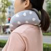 PVC U-shaped Neck Hot Water Bag Portable Knitted Cover Icy Cooling Neck Bag Reusable Hot-water Bag Neck Support Sports