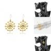 Simple Alloy Spider Web Earrings For Women Retro Hollow Pendant Fashion Jewelry