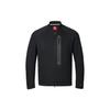 Chaqueta Slim Fit de Color Sólido con Ribete de Cremallera y Cuello de Béisbol para Hombre Chaquetas Negro FB8009-010