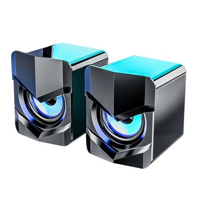 SADA D-158 Mini-Desktop-Computer-Lautsprecher, Super-Bass-Subwoofer, 3,5 mm kabelgebundener Musik-Player, Soundbox, USB