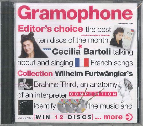 

CD VARIOUS Gramophone Editors Choice Decemb GCD1296 GRAMOPHONE 1996 UK Classical Used