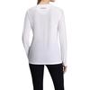 Mammut QD Logo Print Long Sleeve T-shirts, Asian Fit, Women's, AF Women's, 1016-01040, White/Red, Size L, PRT3