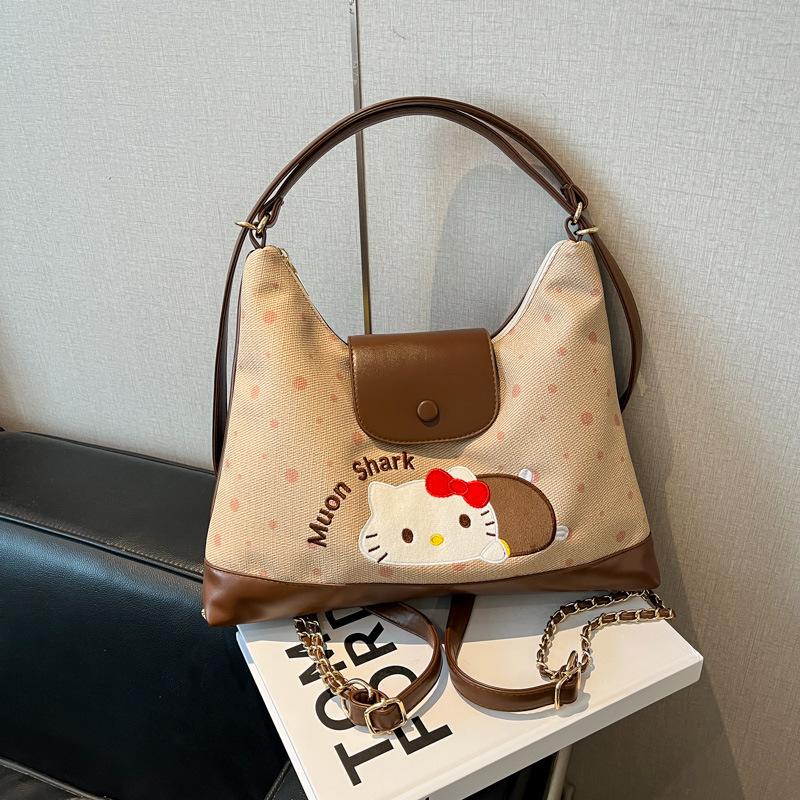 

Simple retro large-capacity backpack women s 2025 new autumn and winter versatile commute to work single shoulder messenger bag коричневый