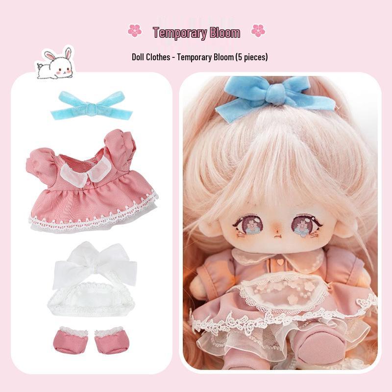 20cm Cotton Plush Doll Clothing Set - Daily Outfits for Boys & Girls