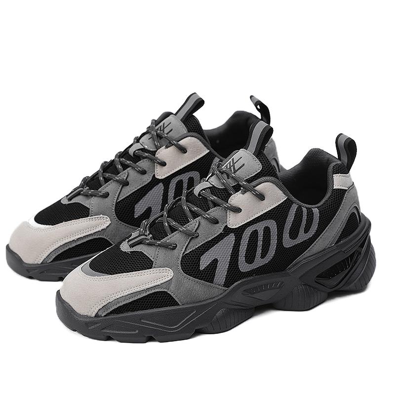 

Мужские новые кроссовки, легкие повседневные модные беговые эластичные кроссовки для отдыха на открытом воздухе, сетчатые летние спортивные кроссовки для тенниса и ходьбы 2024 39 чёрный