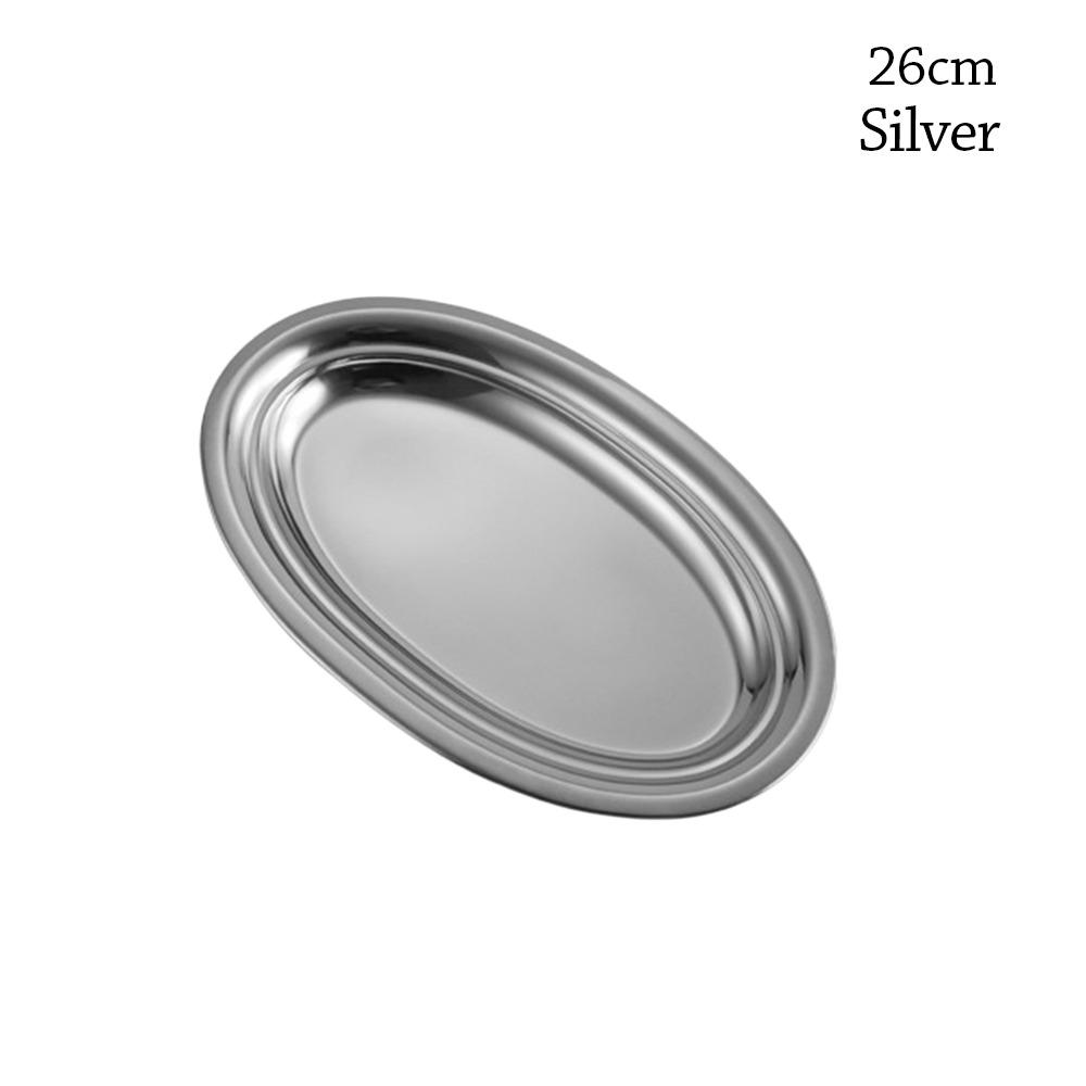 Large Capacity Steamed Fish Dish 304 Stainless Steel Baking Tray  for Cooking Serving