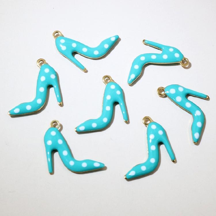 High Heel Shoe Jewelry Charm Stainless Steel Crafting Supplies For Handmade Accessories Key Rings And Bag Ornaments