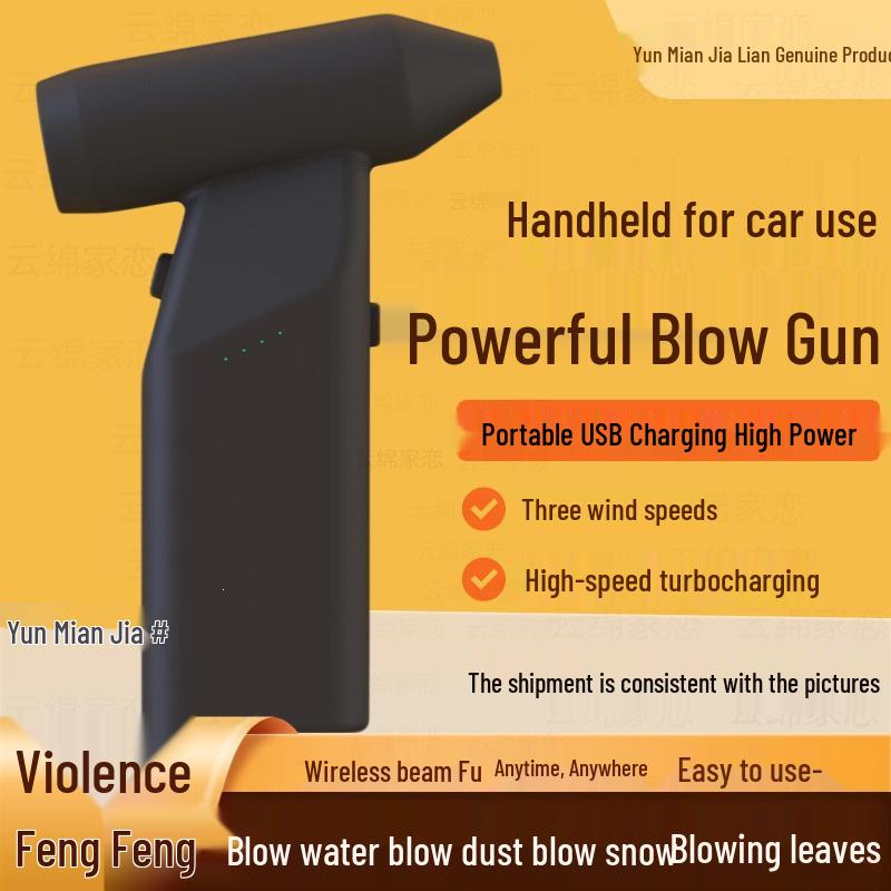 Wireless Multi-Purpose Air, Dust, and Snow Blower for Car Cleaning
