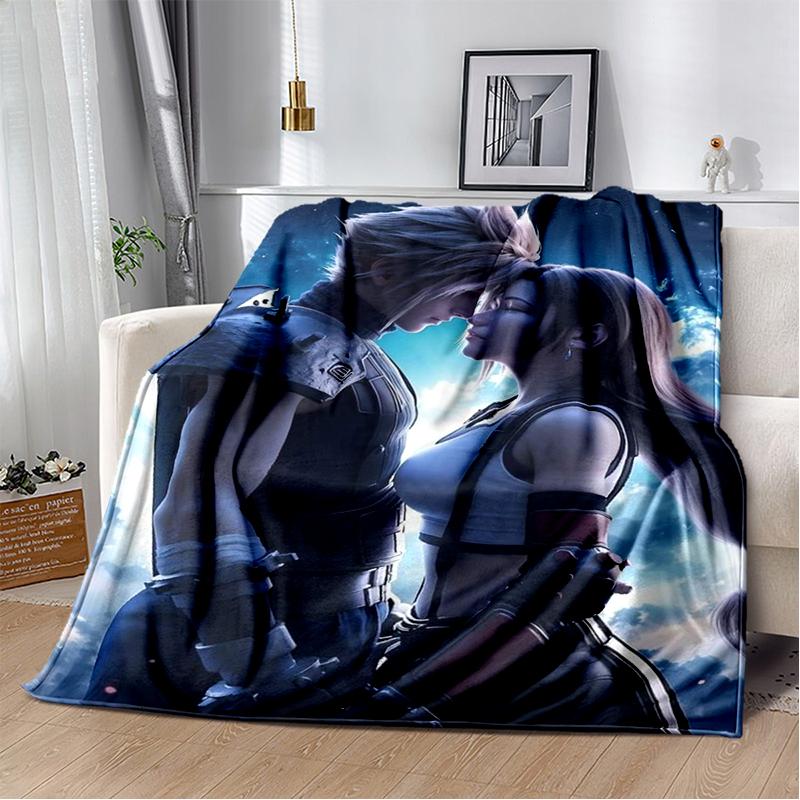 29 Style New Sephiroth Final Fantasy Games Cloud Tifa Aerith Blanket,Soft Throw Blanket for Home Bedroom Bed Sofa Cover Kids