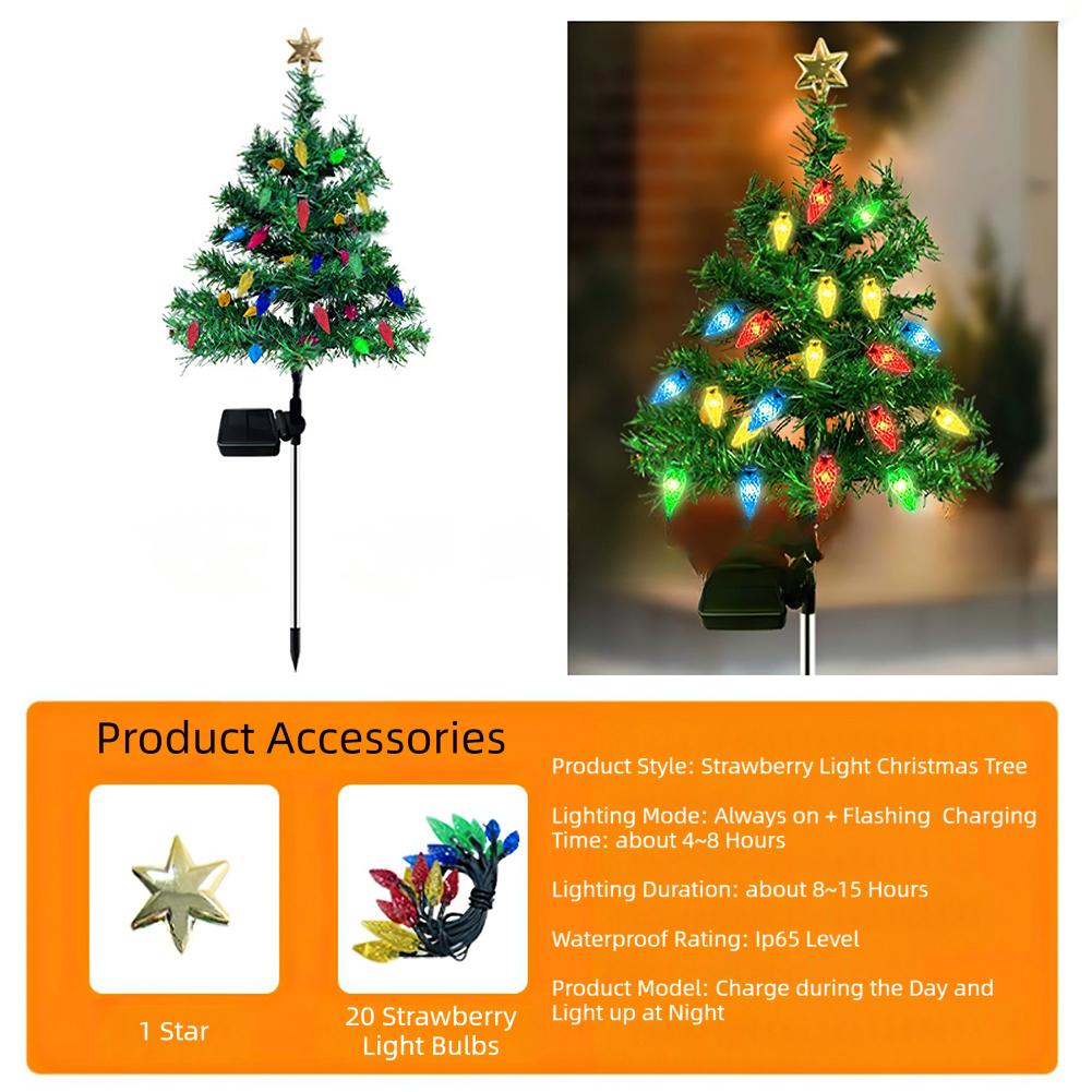 Xmas Tree Garden Decorative Led Lights Auto On/Off Light Sensor Control For Garden Party Decorations