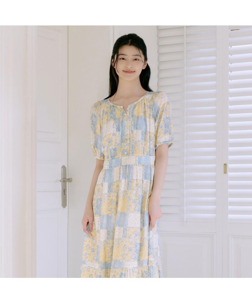 THURSDAY ISLAND Ethnic Pattern Dress_T264Mop269W