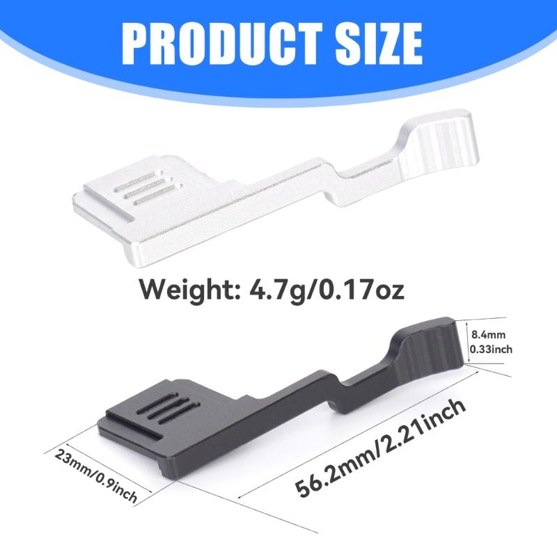 Aluminum Thumb Up Camera Grip For R50V Camera Vlog Photography with Hot Shoe Protections Cover