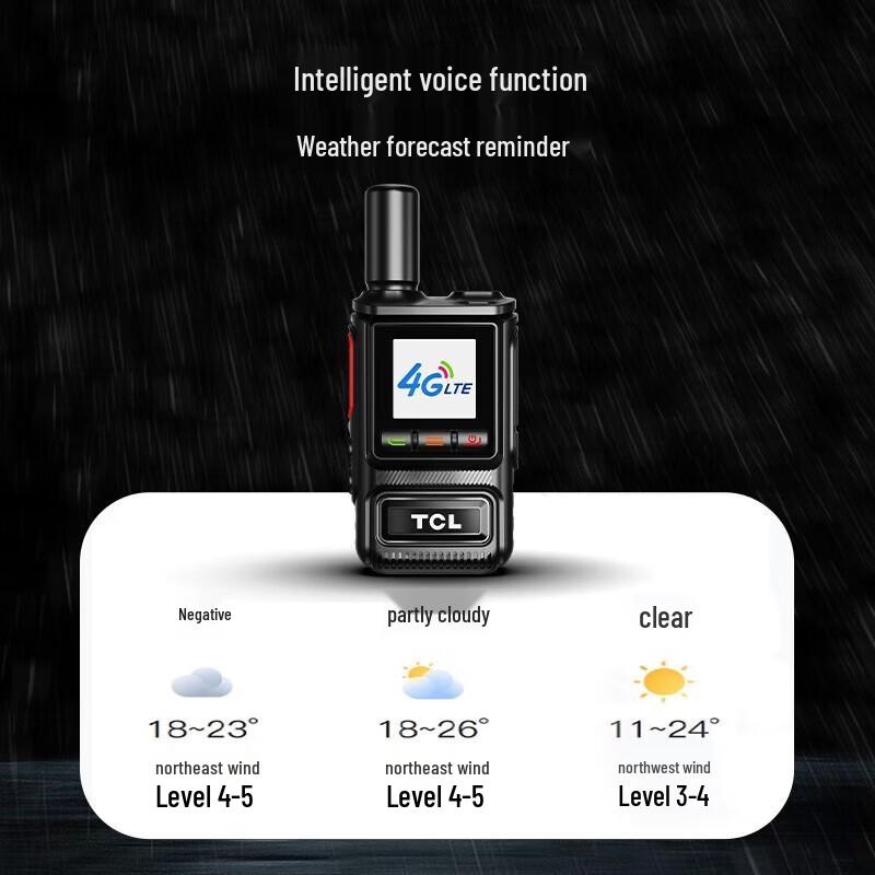 TCL 4G Nationwide Public Network Walkie-Talkie (CN version)