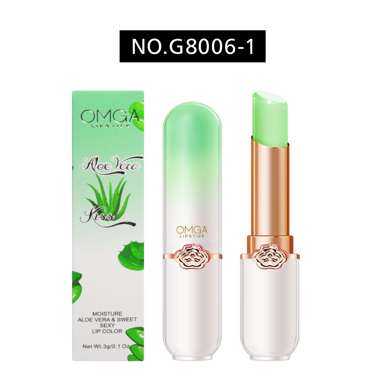 

OMGA Moisturizing Color-Changing Jelly Lip Balm - Peach Temperature-Adaptive Waterproof Lipstick