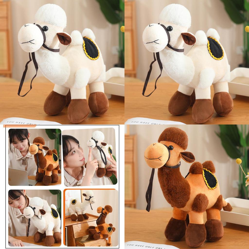Adorable Plush Camel Toy Soft Stuffed Animal Doll Perfect For Kids Birthday Gifts
