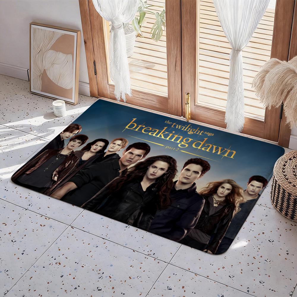 Movie M The Twilight Saga Floor Mat Eco Flannel Doormat Non Slip Odorless Indoor Floor Rug Soft Short Plush Home Mat