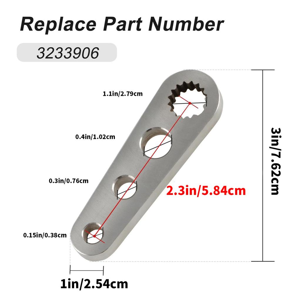 High Durability Steel Reverse Shifter Bellcrank Replace 3233906 Precision Made Steel Shifter Bellcrank Lever for Polaris