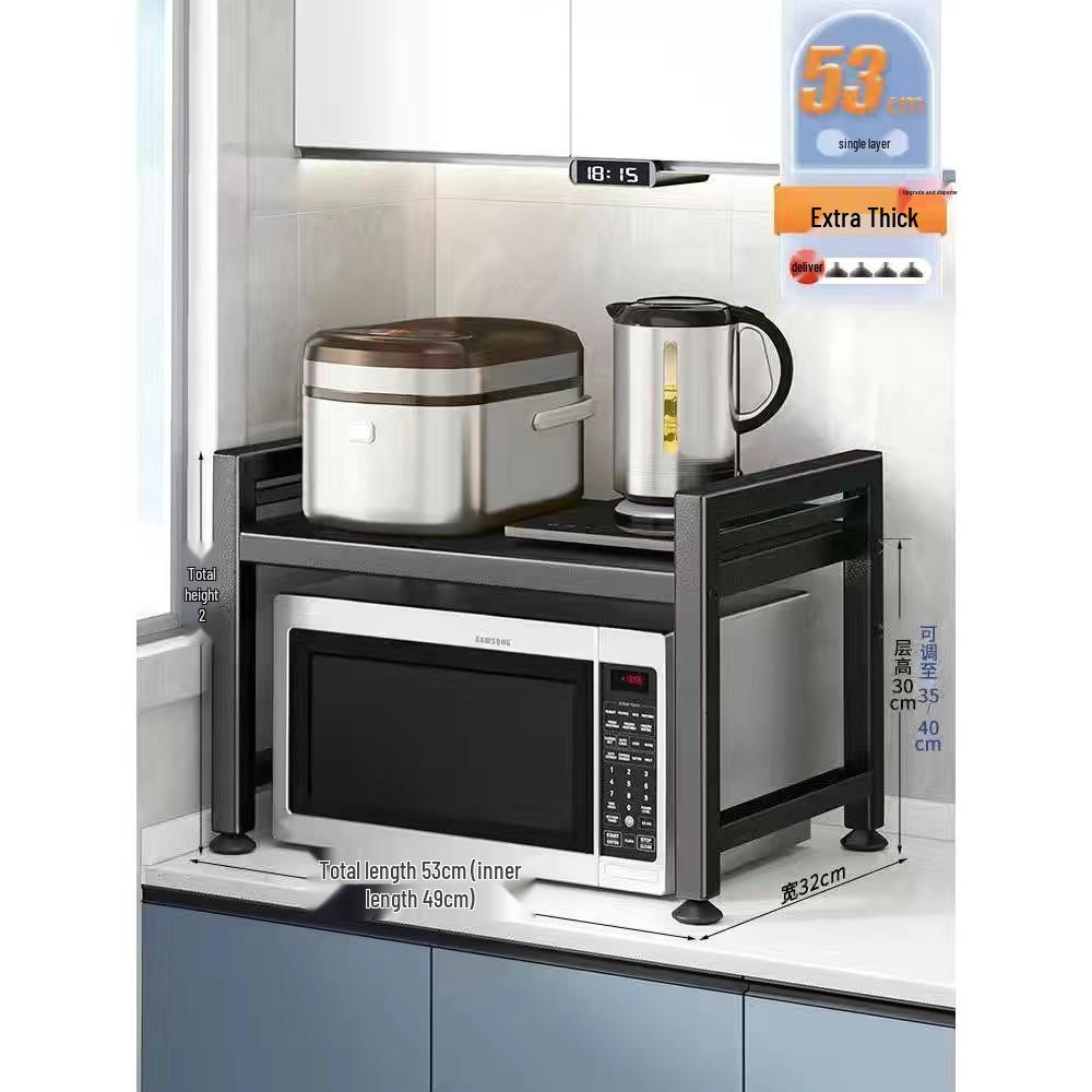Multi-layer Kitchen Shelf for Microwave and Small Appliances