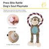 Pet Vocal Chewing Knot Rope Monkey Lion Elephant Plush Toys Dog Grinding Cleaning Cotton Rope Soft Not Hurt Teeth Pet Supplies
