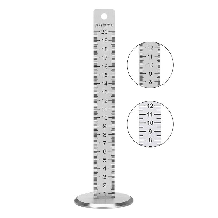 Livellamento Oggetto Posizionamento Righello Metallo Piastrella Ceramica Strumento Altezza Uguale Righello