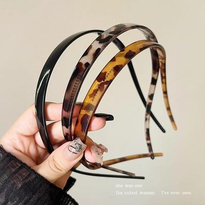 Modische Sonnenbrillen-förmiges Stirnband Rutschfeste Acryl-Haarbänder für Damen Unsichtbare Haarreifen Fixiertes Stirnband Haaraccessoires
