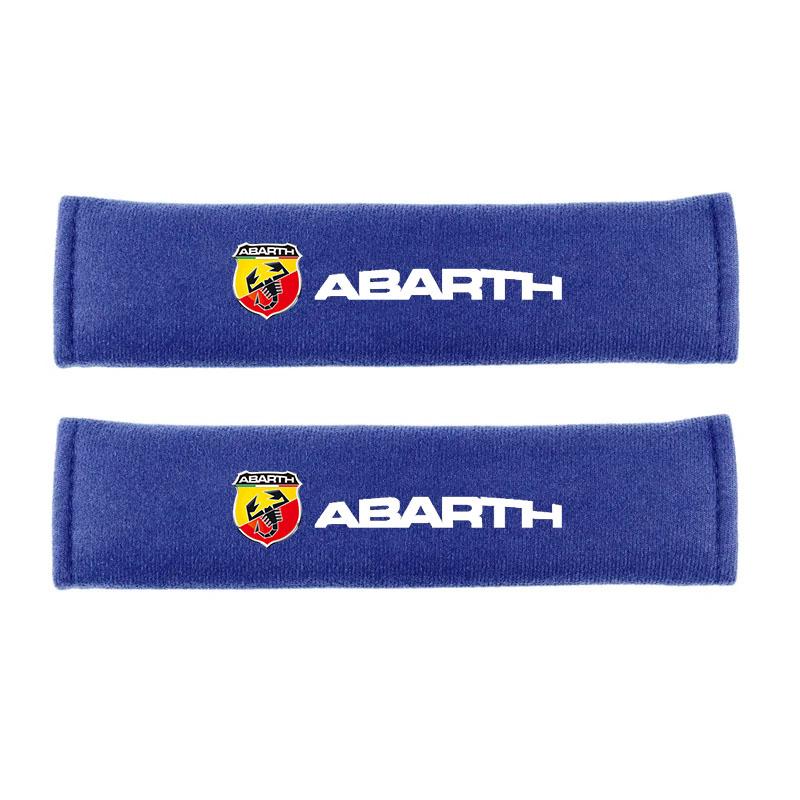 

2Pcs Seat Belt Covers Car Shoulder Pad Seat Belt for Abarth 500 Tipo Punto Ducato Stilo Palio Bravo Pondo Interior Accessories