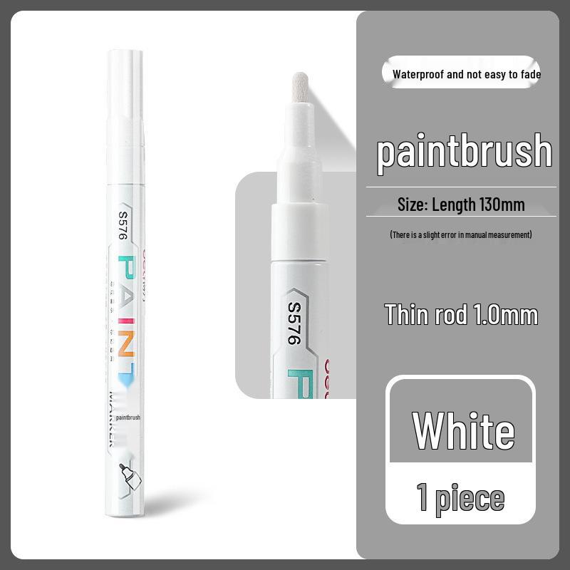 Deli S558 Oil-Based Paint Pen for DIY, Touch-Ups, Graffiti, and Tire Marking.