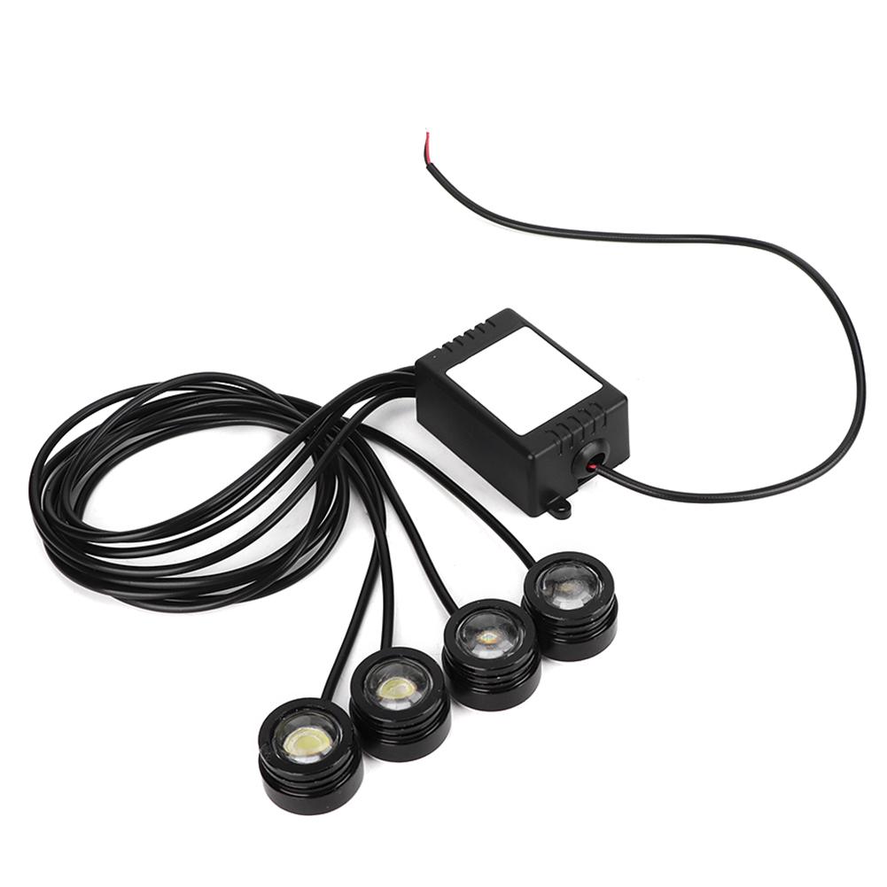 12V 6W 4in1 LED Eagle Eye Emergency Strobe Lamp Wireless DRL Remote Control Daytime Running Light