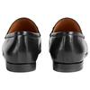 Gucci Jordaan Leather Horsebit Casual Shoes Women's Black (Unisex) Men's Casual Shoes 404069 BLM00 1000
