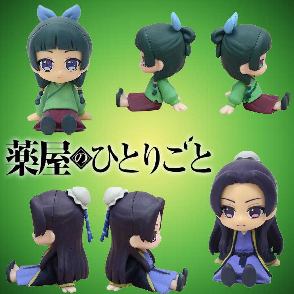 Anime The Apothecary Diaries Figure Q Version Girl Figure PVC Desktop Model Statue Kawaii Car Decoration Doll Children Playthings Present