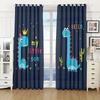 Tende Cartoni Animati Dinosauri per Bambini Camera da Letto Soggiorno Tende Finestra Animali Giungla 2 Pezzi Bambini Ragazzi Ragazze