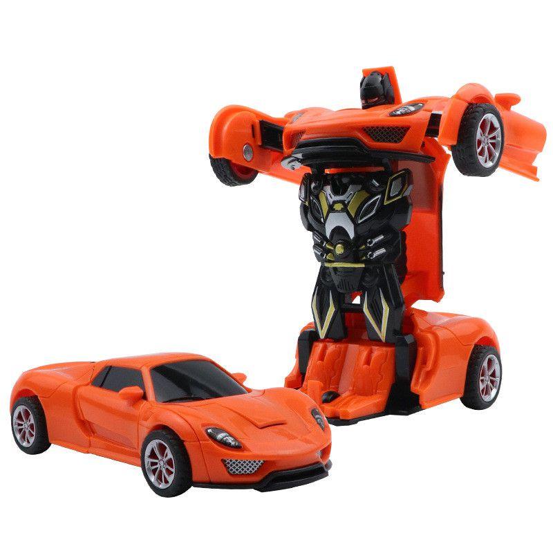 Educational 2in1 Deformation Car Toy No Battery Needed