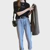 2024 Fashionable Women's Slim Summer Cross-Border Short Sleeve Top