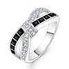 Classic   Copper diamond rings For Women Colored zircon size 6-10 Fashion wedding accessories Party Gift Jewelry