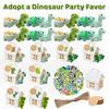 Set 8-24 Adoptă un Dinozaur Cadouri pentru Petrecere Animale de Pluș Mini Dinozaur Cu Sticker Dinozauri de Pluș Cadou pentru Petrecerea de Ziua