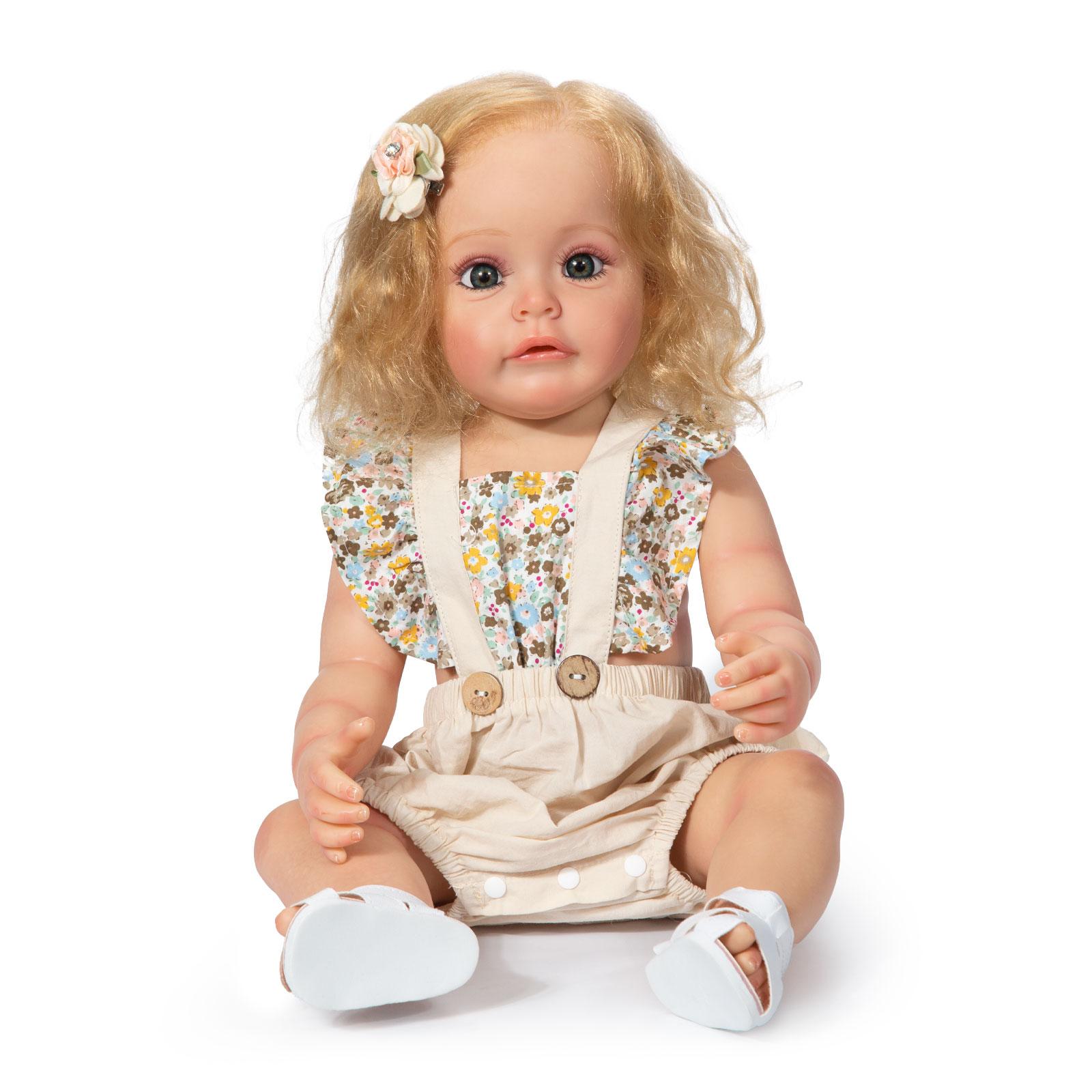 

Полностью силиконовые куклы-реборн для девочек 55 см, куклы с укорененными волокнами, куклы Boneca для малышей, раскрашенная вручную игрушка, детский приятель, подарок на Рождество, день рождения 55 cm синий